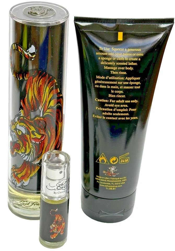 Ed Hardy Eagle 男士 3 件套礼品套装淡香水喷雾 + 头发和沐浴露 — 第 3/4 张图片