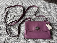 Coach Mini Purple Dylan Crossbody Turlock Peb...