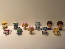 PAW PATROL BATH SQUIRTERS FIGURES LOT OF 11 EVEREST ROBO DOG ROCKY SKYE