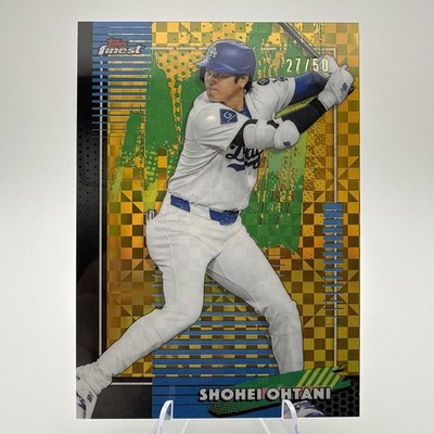 2026 Topps Finest SHOHEI OHTANI Gold X-Fractor /50 #150 Los Angeles Dodgers
