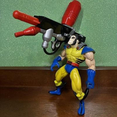 #ad 1997 Marvel Toy Biz X MEN Water Wars Hydro Blast Wolverine Figure Complete $15.00