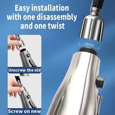 Kitchen Faucet Head Replacement   Pull Down Sprayer for Moen, Delta  American S