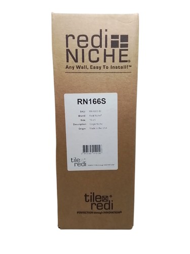 Tile Redi Redi RN166S-BL Niche Shampoo - Soap Niche 16" W x 6" H x 4" D NEW - Picture 4 of 6