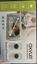 Axvue A1080DU White 5.5" LCD Screen Video Baby Monitor With 2 Camera