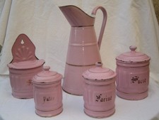 Pots à Epices Rose anciens en