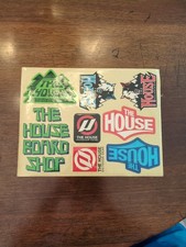 THE HOUSE BOARD SHOP Outdoor Gear Skateboards Retro Skateboarding Sticker Sheets