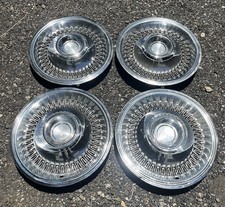 Oem 1974-1976 Chrysler Script 15 Hub Cap Wheel Cover 377 Rwd Set Of 4 Vintage Oem 1974-1976 Chrysler Script 15 Hub Cap Wheel Cover 377 Rwd Set Of 4 Vintage