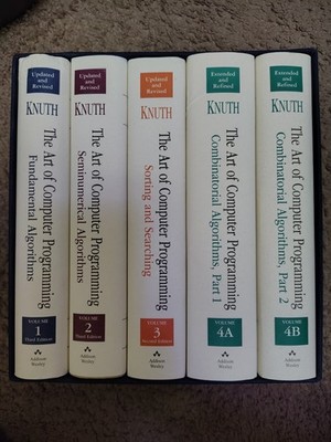 Art of Computer Programming, Volumes 1-4B, Boxed Set by Donald Knuth Hardcover