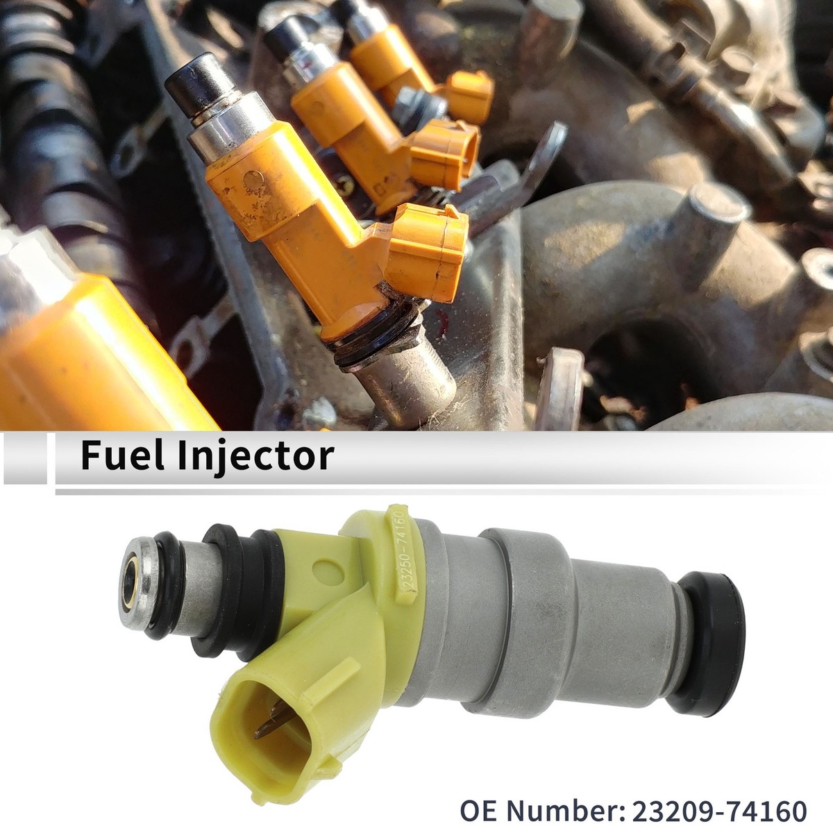 Fuel Injector No.23209-74160 for Toyota RAV4 SXA1 3SGE 89-99 1 Pc