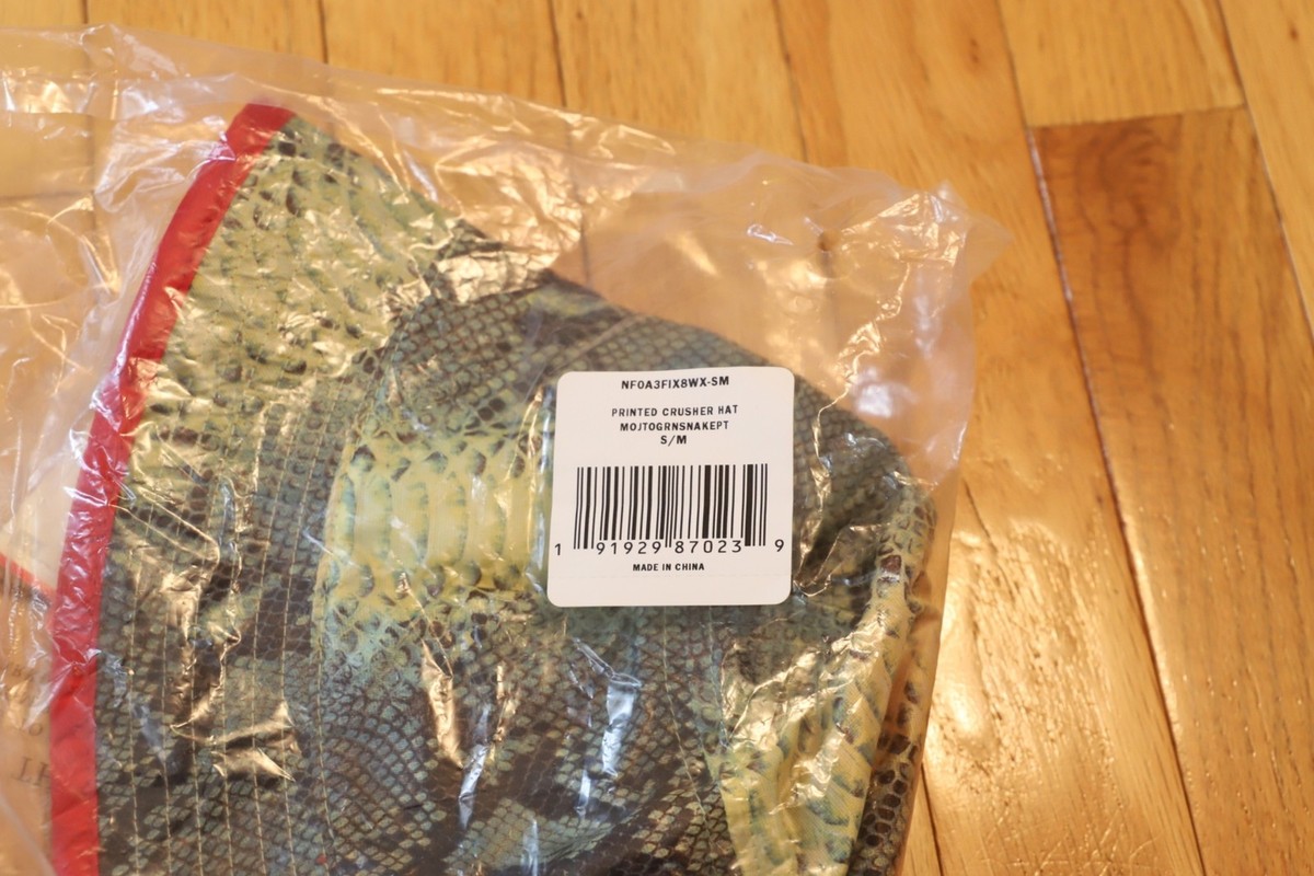 New Supreme x The North Face Snakeskin Print Packable Reversible