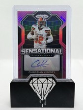2020 Panini Prizm Christian Kirksey Sensational Signatures Pink Prizm Auto #25