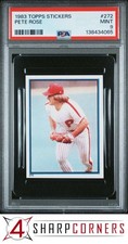 1983 TOPPS STICKERS #272 PETE ROSE PHILLIES PSA 9