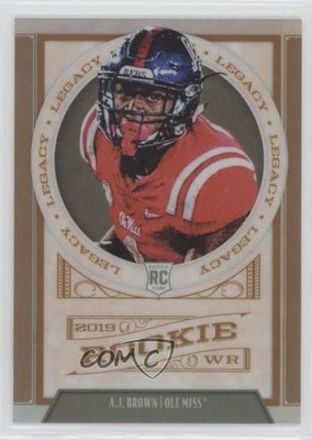 2019 Legacy Rookies Premium Edition Bronze Prizm /35 AJ Brown Rookie RC 18gk