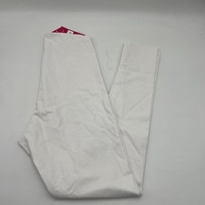 NWT COMMANDO Women's White Faux Leather Perfect Control Leggings Size L