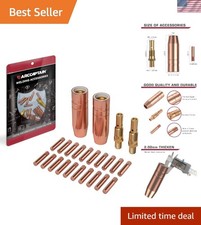 Lincoln Magnum 100L MIG Welding Gun Kit: Nozzles  Copper Contact Tips
