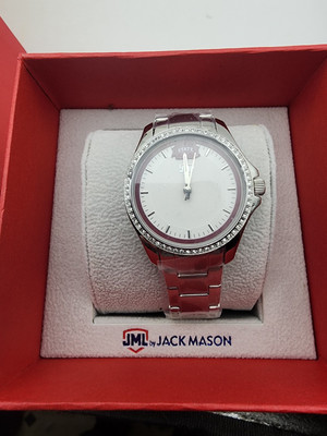 Mississippi State Watch Uni Womans Silvertone Face Surrounded By Clear JML