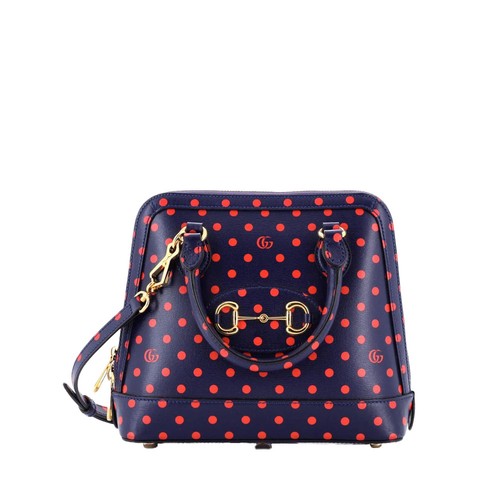 GUCCI 1955 Mini Shoulder Bag 625615 GG Denim Horsebit Blue Used in