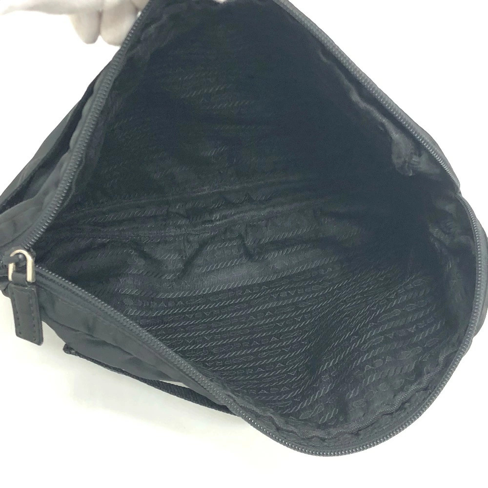 Prada Triangular Plate Second Bag Clutch Back Nyl… - image 9