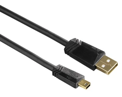 Hama Câble USB Mini-B-Stecker Mini-Usb pour Navi MP3 PC HDD Portable de Données - Photo 1/2