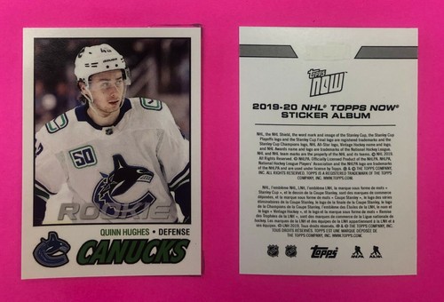 Juego completo de 217 pegatinas de hockey Topps NOW NHL 2019 (PR: 277) Hughes 24 selladas - Imagen 8 de 12