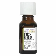 Essential Oil Fresh Ginger .50 Oz By Aura Cacia
