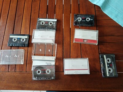 Lot De 2 Cassettes Audio Vierges Sony – 60 Minutes – Pour Enregistrement Vintage