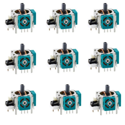 9PCS 3D Controller Joystick Axis Analog Sensor Module Replacement For Xbox 360