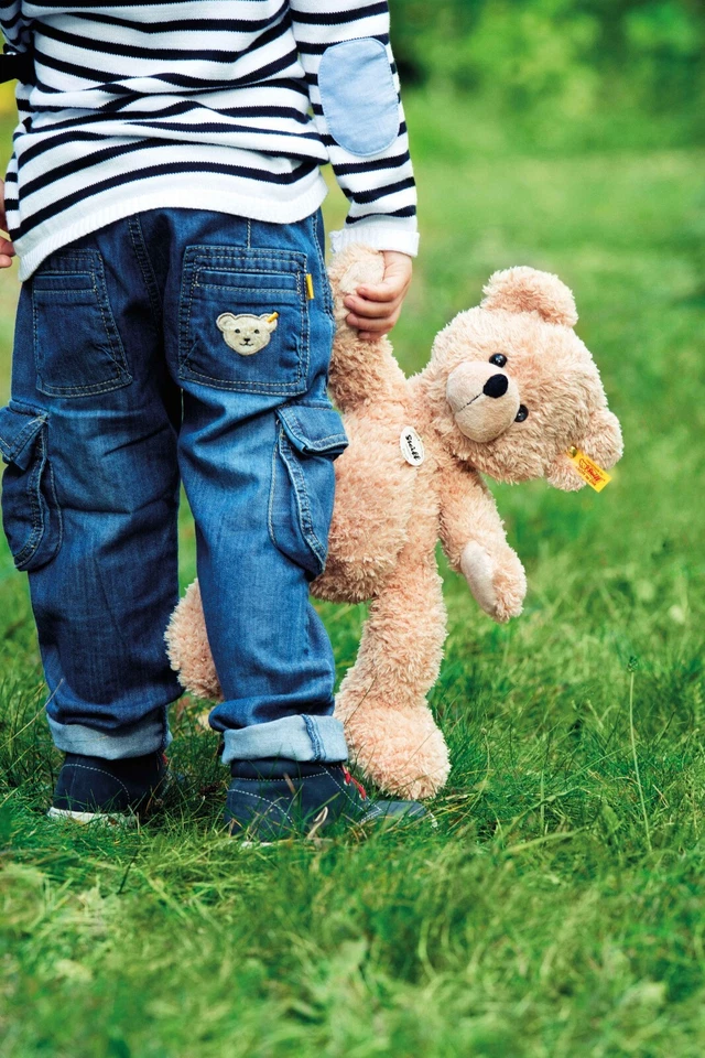 Peluche ours 40 cm Teddy Fynn beige - Steiff Originals 111679 - Photo 2/2