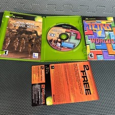 Star Wars: The Clone Wars & Tetris Worlds Microsoft Xbox completo spedizione veloce