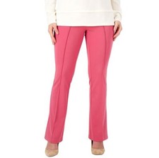 Isaac Mizrahi Live Elements 24/7 Stretch Knit High Waist Pant Pink