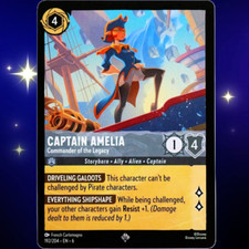 Captain Amelia Commander of the Legacy - Disney Lorcana TCG Azurite Sea 192/204