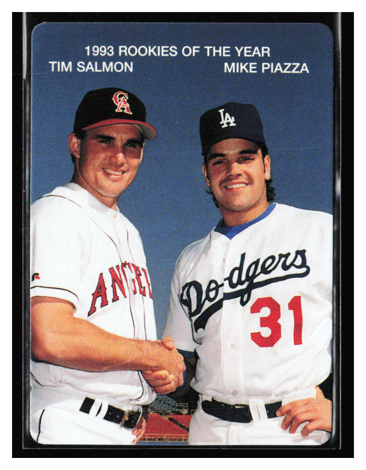 1994 Mother's Cookies Mike Piazza and Tim Salmon #3 Tim Salmon / Mike Piazza