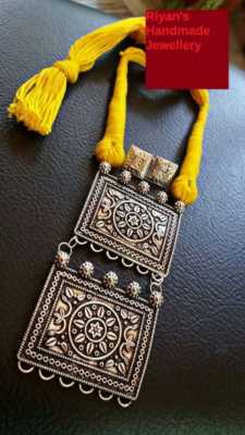 Designer Oxidised jewellery silver 