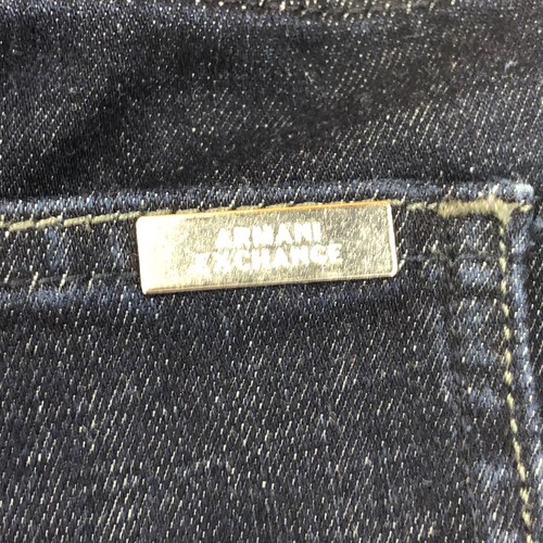 AX Armani Exchange Jeans Herren 31R Dark Wash Button-Fly Skinny Biker Preppy Retro - Bild 8 von 15