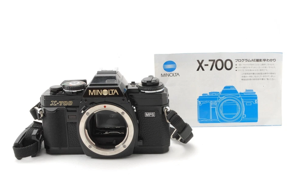 Minolta New X-700 SLR 35mm Film Camera MD 50mm F1.7 Lens [MINT] From JAPAN - Image 2 of 4