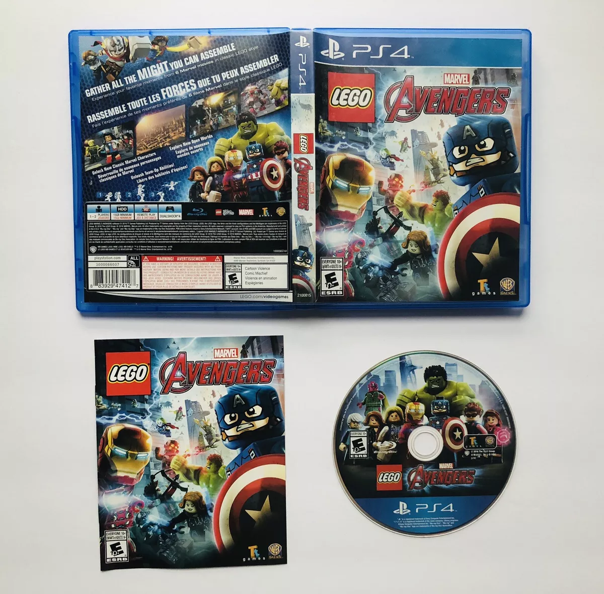 LEGO Marvel's Avengers Playstation 4 PS4 Used