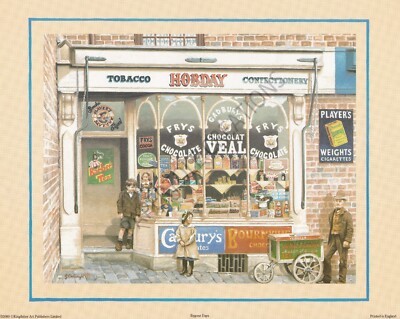 Paper tole Kit-SB10-Kingfisher-RDM-B2080  Hobday-Shopfront