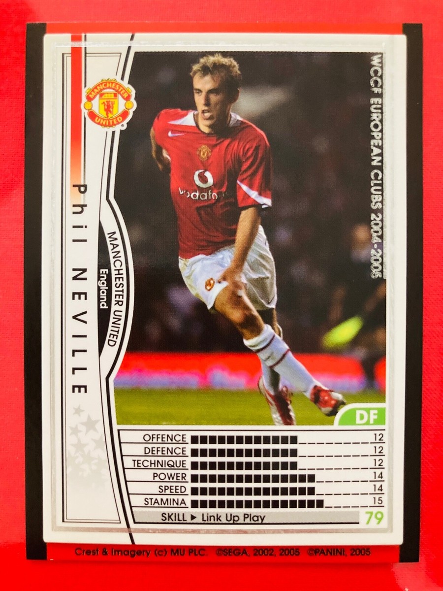 2004-05 Panini WCCF European Clubs Manchester United base card