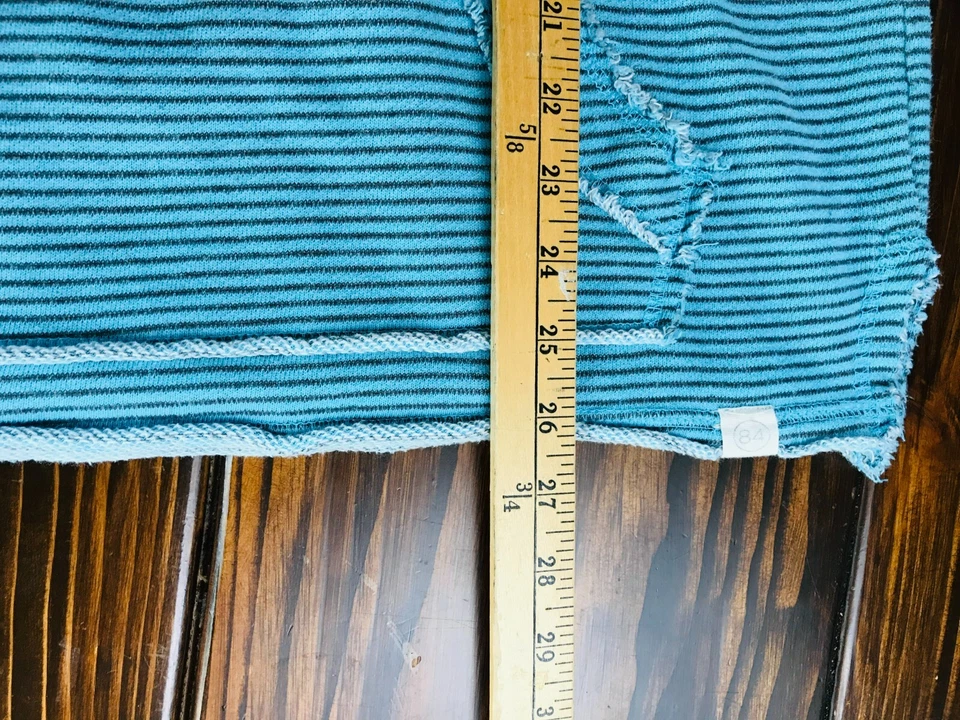 Suéter AZUL 84, Para Mujer Talla Mediana, Azul Gris, Wisconsin, Rayas, Sudadera con Capucha Foto 4 de 4