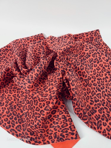 Cuero suave estampado ácido leopardo capuchina - Imagen 2 de 3