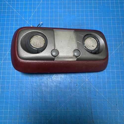 1995-2000 Tahoe Sierra Silverado Suburban Dome Light Map Lamp OEM Maroon Burg - Picture 3 of 12