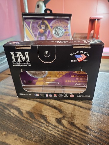 LeBron James Highland Mint Silver Plated Coin Limited Edition of 5000 Ships FREE - Picture 2 of 6