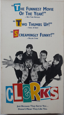 Clerks VHS 1994 Miramax Kevin Smith, Jason Mewes, 90s Komödie GETESTET