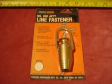 (0299.) Jiffy Line Fastener Made in USA