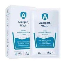 Allergoff Wash 6x20ml neutralizes household dust allergens, eliminates parasites