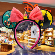 Vacation Club Member Happy Halloween Disney-Parks Minnie Ears Adult Kid Headband