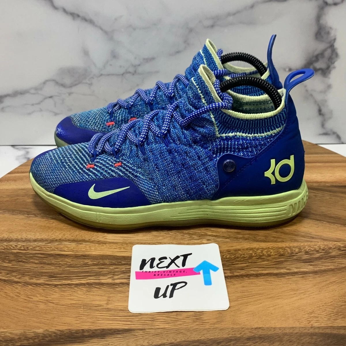 Nike Zoom KD 11 GS Paranoid Blue Durant AH3465 900 Youth Size 7Y