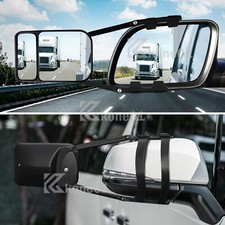 2x Universal Wohnwagenspiegel Caravanspiegel Zusatzspiegel für Wohnwagen PKW Bus