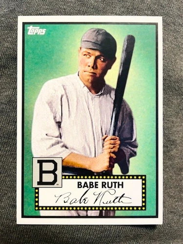 2012 Topps National Convention VIP #412 Babe Ruth 1952 Card Mint Condition Rare