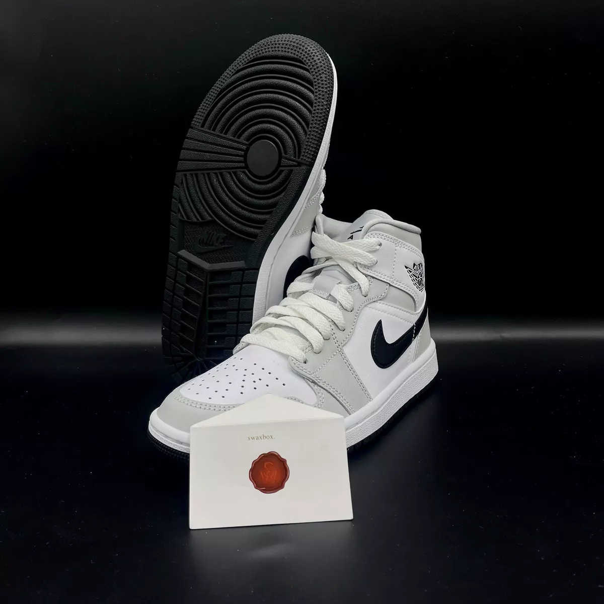 Air Jordan 1 Mid Grey Fog Wmns BQ6472-015